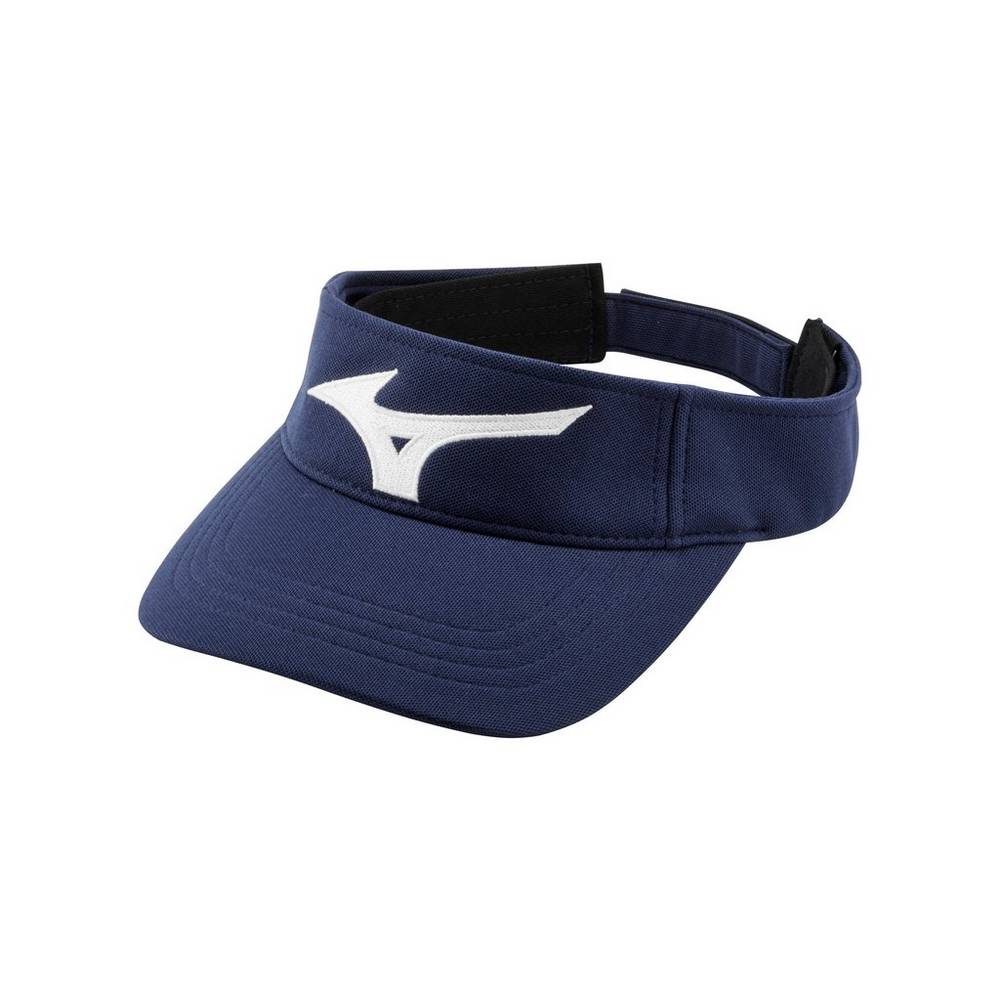 Mens Mizuno Tour Visor Navy/White Philippines (KRIXBW538)